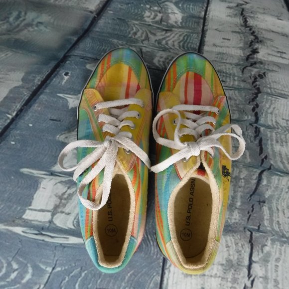US Polo Association multicolored sneakers W 10M - Picture 5 of 12